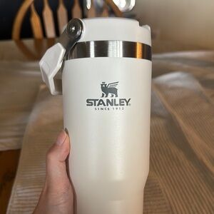 Used 30oz Stanley Classic White Insulated Mug with Handle